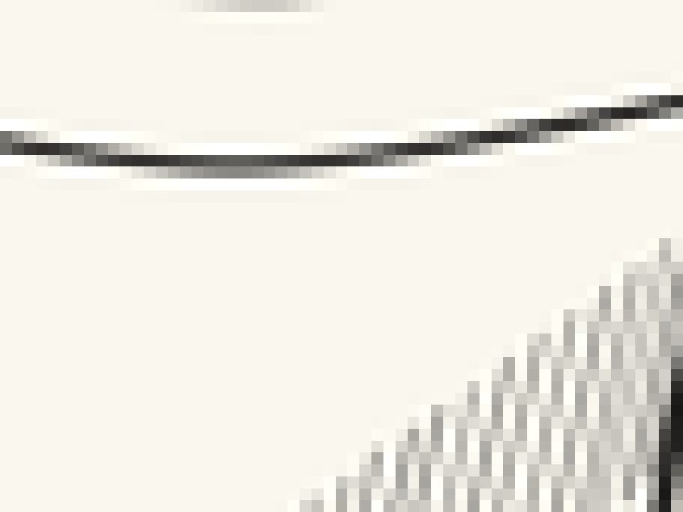 A drawn line captured at 72 ppi, blocky