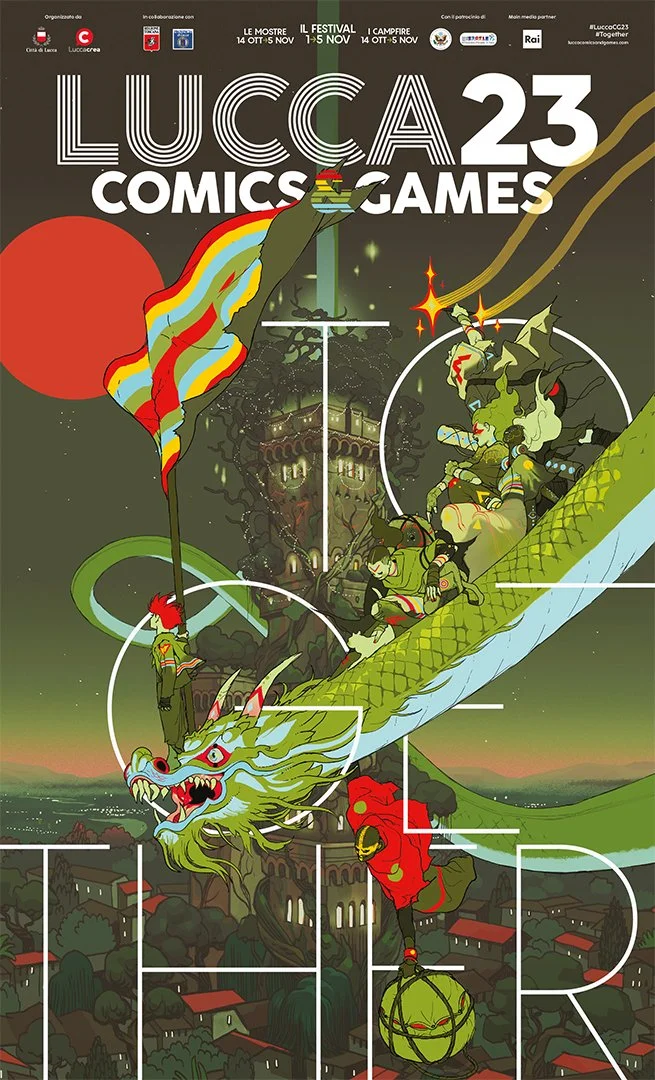 Tomer Hanuka, Lucca Comics and Games 2023 poster