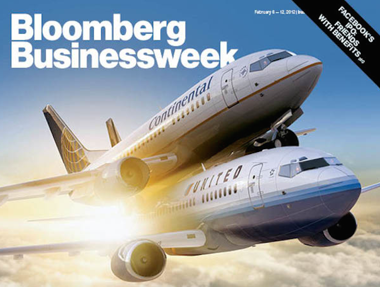 Bloomberg Businessweek, United and Continental merger cover