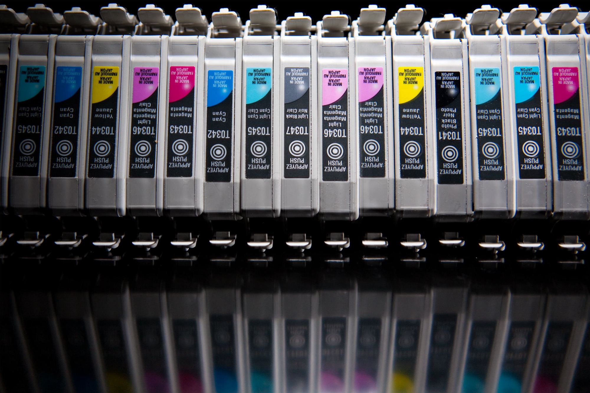 CMYK inkjet cartridges