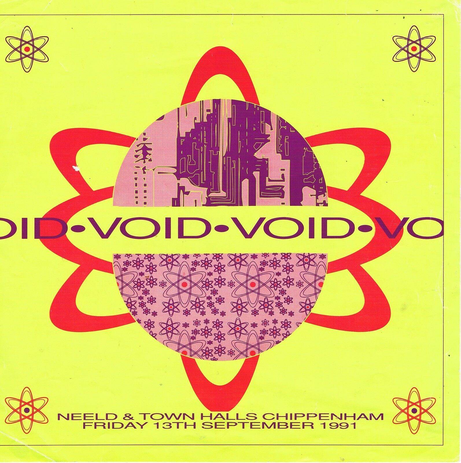 A 1990s rave flyer