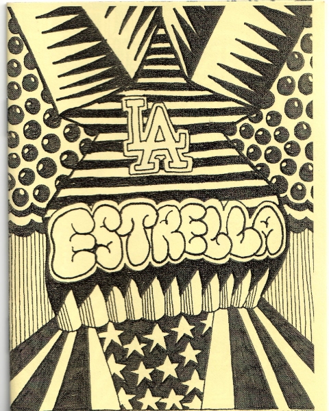 A tiny zine printed in black on yellow paper