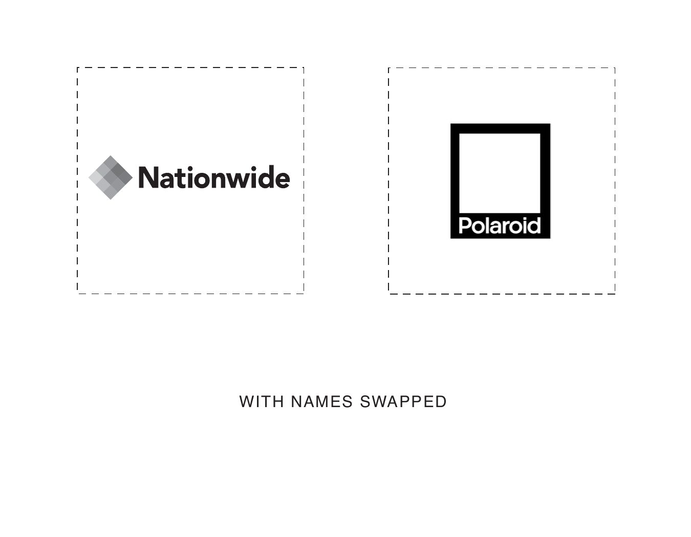 The same trademarks with the names swapped