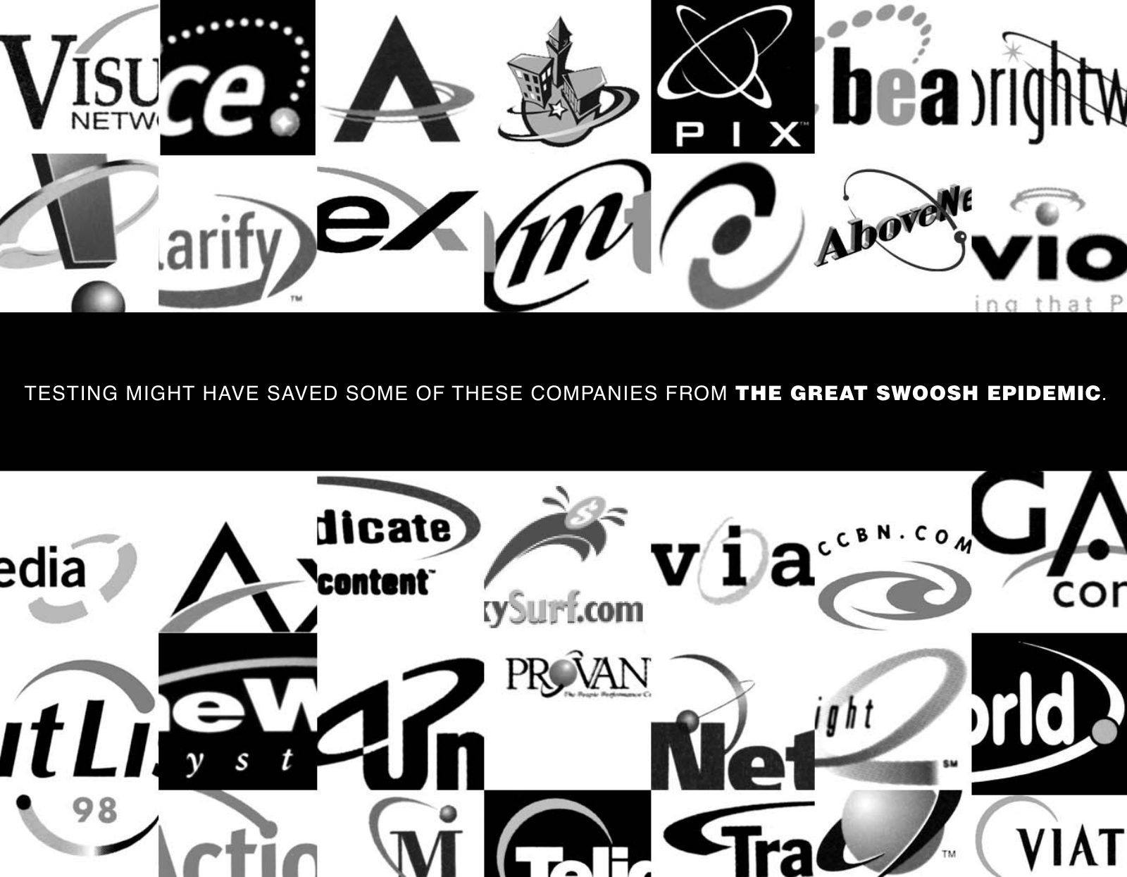 Dozens of swoosh logos: the great swoosh epidemic