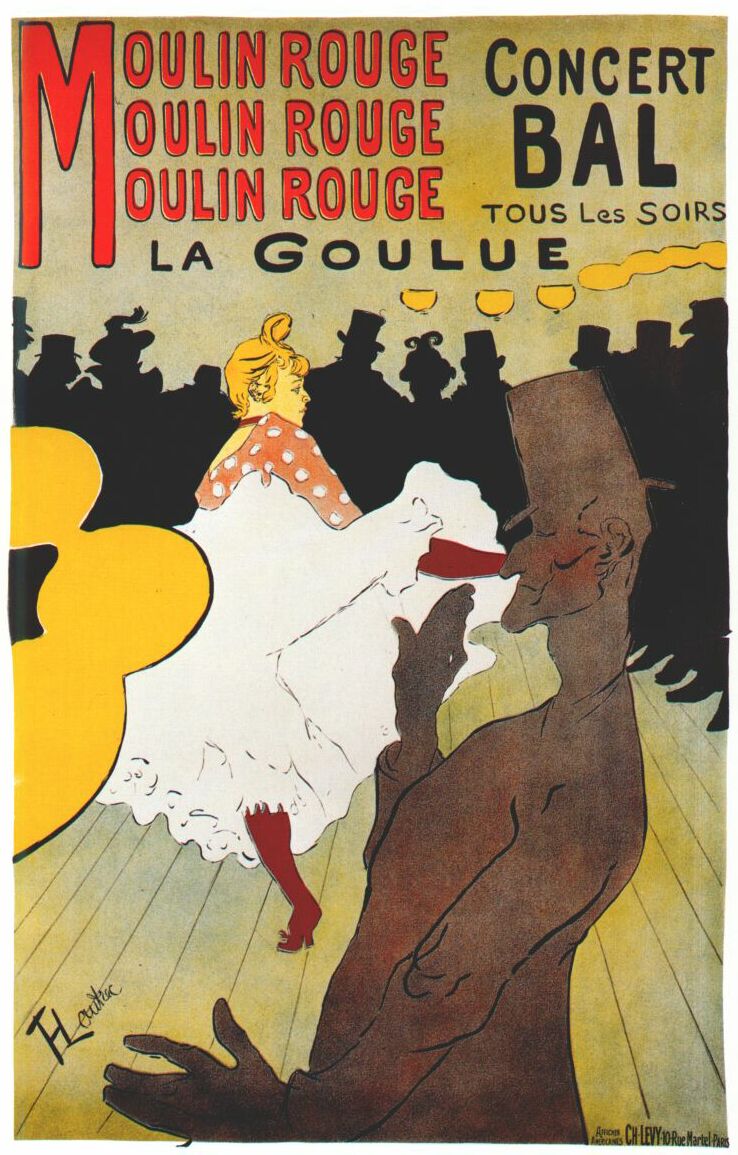 Toulouse-Lautrec Moulin Rouge poster