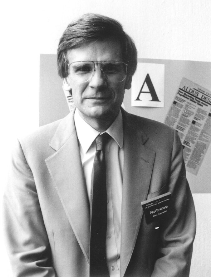 Paul Brainerd with PageMaker